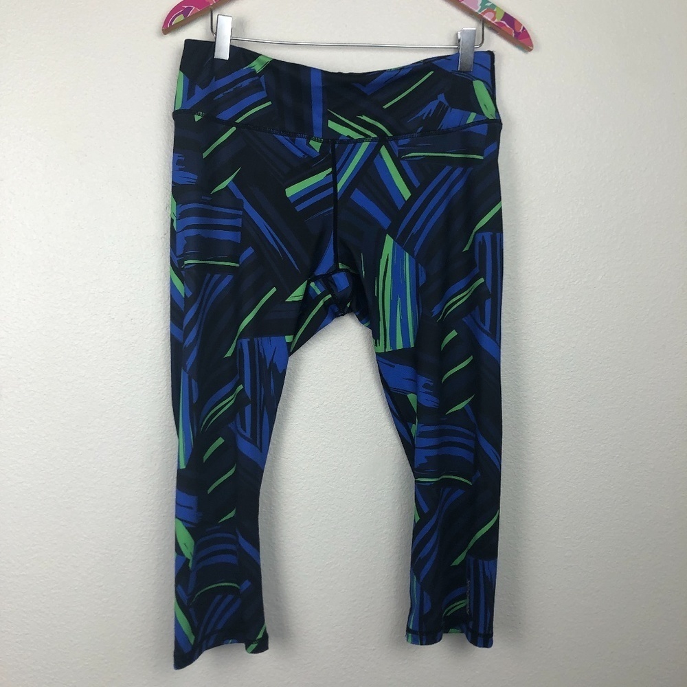 Reebok capri leggings size L // 0450